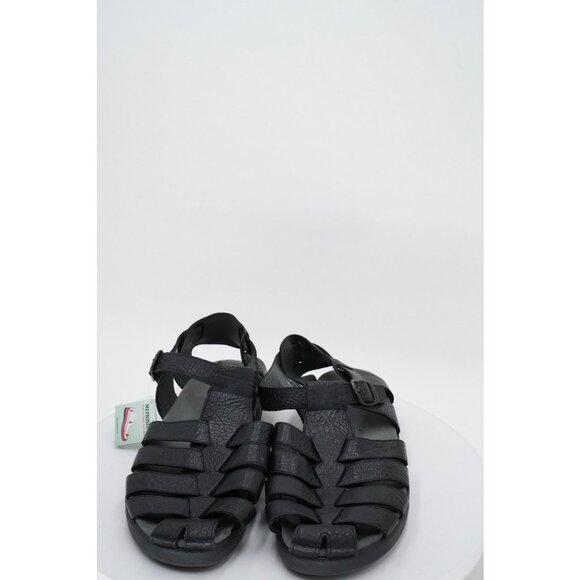 Mephisto Sam Black Leather Sandals Men's US 13M - Picture 5 of 6